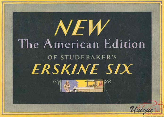 1928 Studebaker Erskine Brochure